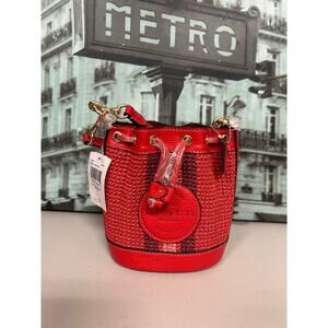 Coach C9955 Mini Dempsey Bucket Bag With Coach Patch